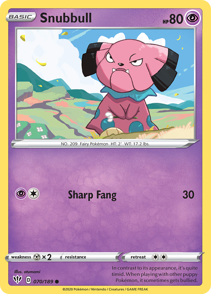 Darkness Ablaze Snubbull #70/189